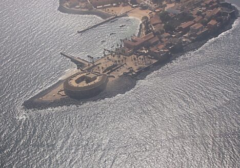 Ile de Goree Senegal - Vue aerienne