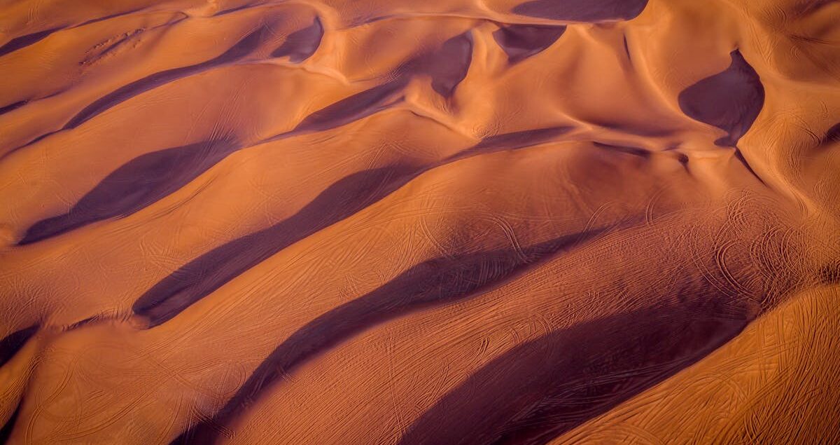 Dunes de sable du désert de Lompoul au Sénégal