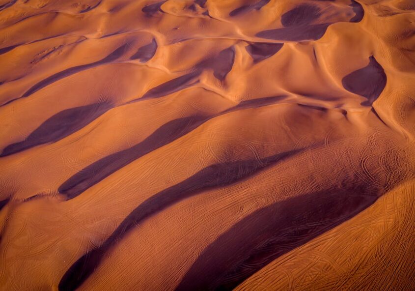 Dunes de sable du désert de Lompoul au Sénégal